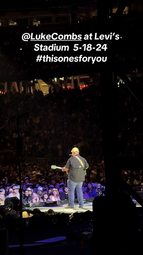 Luke Combs Live Performance at Levi's Stadium