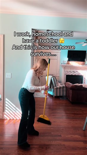 Hot take: Most cleaning advice is built for people who don’t work, homeschool, raise kids, or live in their house. So if your house falls apart the second life gets busy it’s not because you’re lazy. It’s probably because you don’t have a system or because the system you know was never designed for you. I’ve been working inside and outside the home for 8 years, homeschooling, raising three girls (including a toddler who considers chaos a lifestyle), and the only reason our house functions is bec