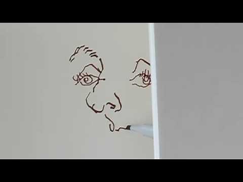 Blind Contour Drawing Lesson