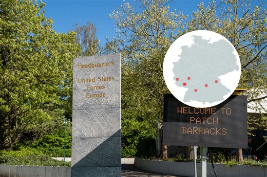 Map reveals US military bases in Germany as Trump pulls 5,000 troops