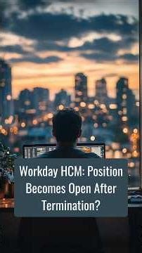 Workday HCM: Position Becomes Open After Termination? | ZaranTech #shorts