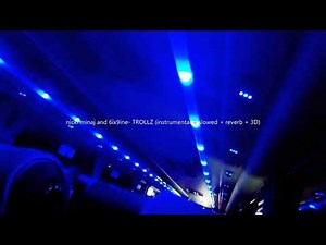 6ix9ine and nicki minaj - TROLLZ (slowed + reverb + 8D + instrumental)