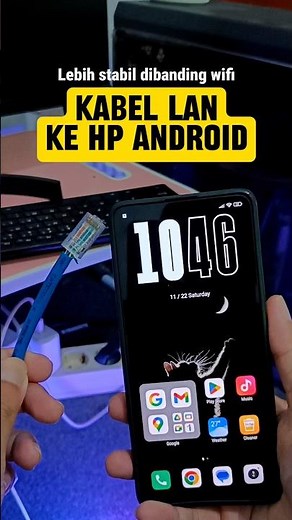 How to connect a LAN cable to an Android phone using Type-C to LAN #gadget