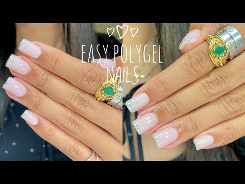 EASY BEGINNER FRIENDLY POLYGEL NAIL TUTORIAL | QUICK & MINIMAL NAIL DESIGNS
