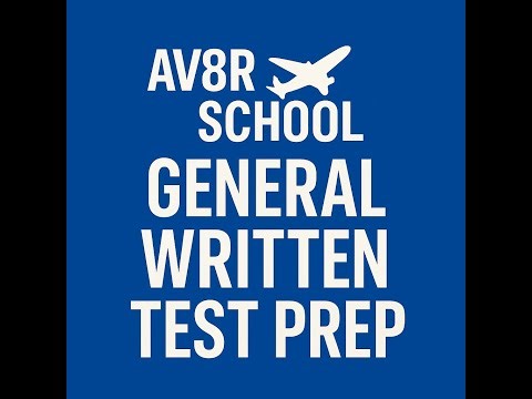 FAA GENERAL WRITTEN - TEST Prep - Learn Aircraft Drawings - Full Quiz Review