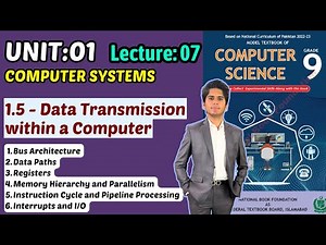 Data Transmission within a Computer | Unit:01 Computer Systems | Class 9 Computer Science 2025 | NFB