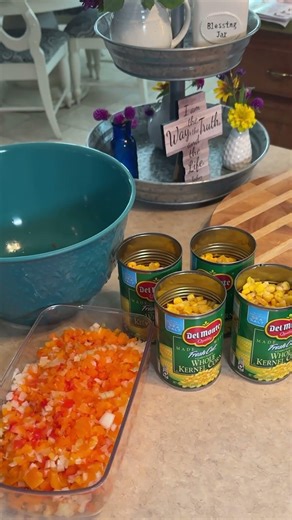This Corn Salad Gets Everyone Asking for the Recipe #DinnerIdeas #FamilyFavorite #EasyRecipes