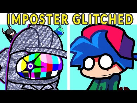 Friday Night Funkin' VS Glitched Impostor FULL WEEK + Cutscene | Glitched Lobbies (FNF MOD/Among Us)