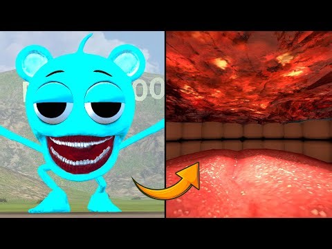 WHAT'S INSIDE THE BLUE SKY TAPES SPRUNKI MONSTER! (Garry's Mod)