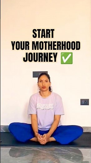 Conceive Naturally with Yoga 🧘‍♀️ #fertilityyoga #pregnancyyoga #yogaflow #shortvideo #shorts