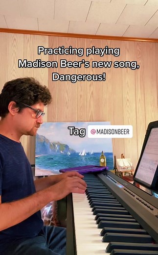 Dangerous by @madisonbeer Love Madison Beer’s new song Dangerous, which will be relessed this Friday! Wanted to stay ahead of the curve and play this one pre-release! Feel free to sing along! #madisonbeer #dangerous #piano #pianocover #pianokaraoke #pianojordan #duetthis #newsong #brandnewsong #greatsong #unreleased #popsong #lovethissong #madisonbeervideos #coversong