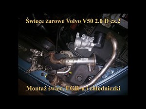 # 3 Wymiana świec żarowych Volvo V50 2.0D cz.2