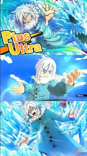 UR [Ice Roar] Geten Plus Ultra Move - MY HERO ULTRA IMPACT (#Shorts) #mha #myheroacademia