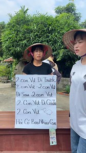 2 con vịt đi trước 2 con vịt 🦆 ,2 con vịt đi sau 2 con vịt 🦆, 2 con vịt đi giữa 2 con vịt 🦆 HỎI có bao nhiu 🦆 | Tin Chuẩn Chứ