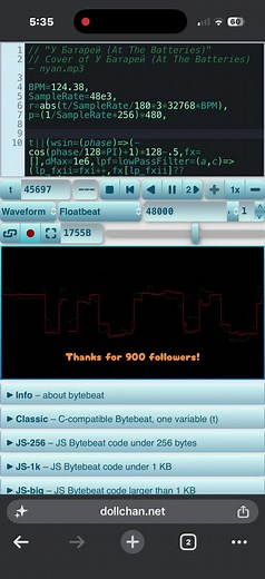 Bytebeat is cool 10.0 #bytebeat #fyp #fypシ #fypシ゚viral #fyppppppppppppppppppppppp