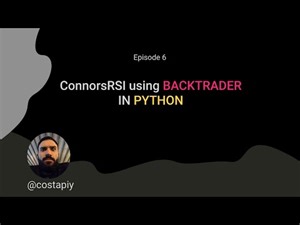 Creating Connors RSI in Backtrader Using Python