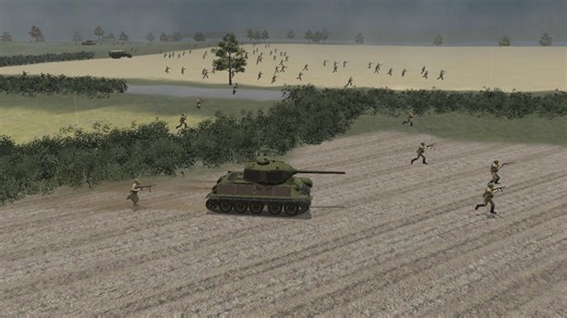 【Ravenfield 战地模拟器】1945年1月12日，维斯瓦河-奥德河战役1，在波兰，维斯瓦河