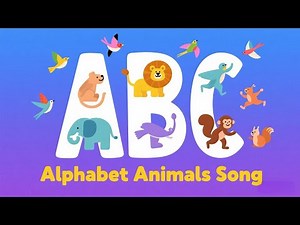 🐘 Alphabet Animals | ABC Song with Animals for Kids | Learn Phonics & Letters! 🦁