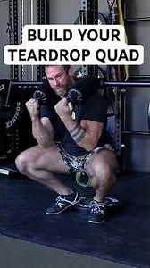 Build Your Teardrop Quad (VMO) With This Cannonball Squat #legday #quads #fitness