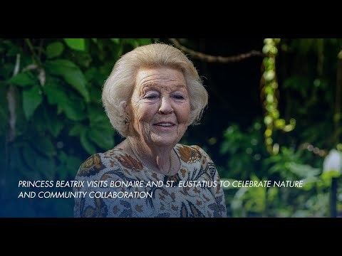 Princess Beatrix visits Bonaire and Statia