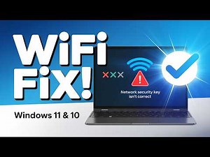 Fix The Network Security Key Isn't Correct in Windows 11 & 10
