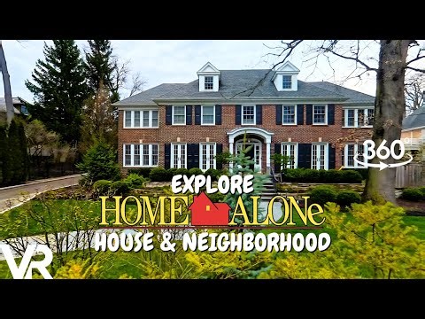 You Can Stand at the Home Alone House | 360° VR 8K Tour