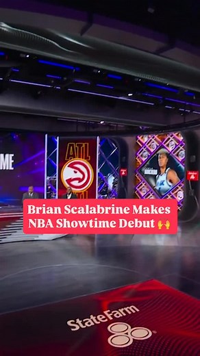 A new member has entered the NBA Showtime studio. | NBA on NBC and Peacock