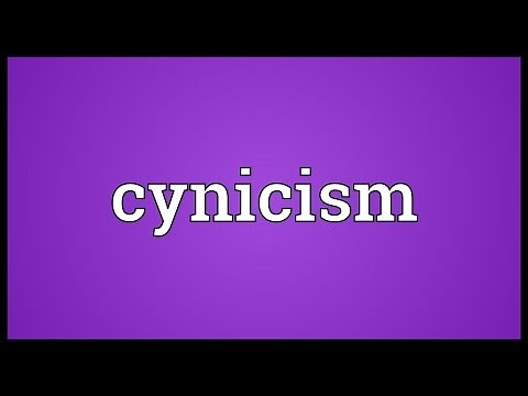 Cynicism Meaning