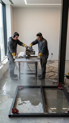 Modern Luxury Marble Waterfall Island Build | Full Workshop Timelapse Transformation