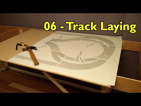 06 Track laying | laying n scale cork roadbed