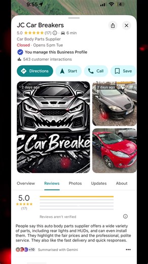 We may not have many reviews but we only started our business in April 2025, 5* reviews all round, Our customers experience is one of our main focuses. #customers #5star #reviews #businessowner #fyp