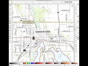 Inkscape map image editing