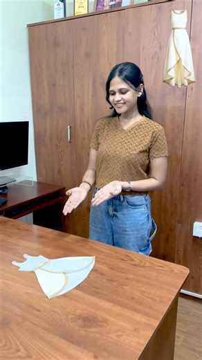 From fabric to fashion 💚✨ #worldtailor #fashion #versatilesewin #sewingblouse #fashionstyle