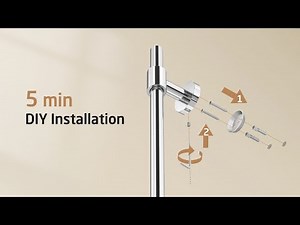Model F210S78 | How to Install a KES Bathroom Shower Slide Bar