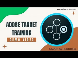 Adobe Target Online Training Demo Session | Target Training For Beginners | +91 8106000433