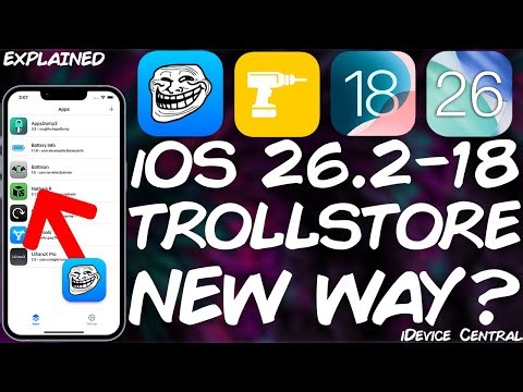 iOS 26.2 / 18 / 17 TrollStore: Can You Use TaskPortHaxxApp To Install TrollStore on iOS 18 / iOS 26?