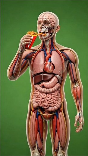 Fast Food vs Your Body 🍟 | Cinematic 3D Medical Animation