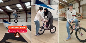 'I trained with BMX Olympian Charlotte Worthington'