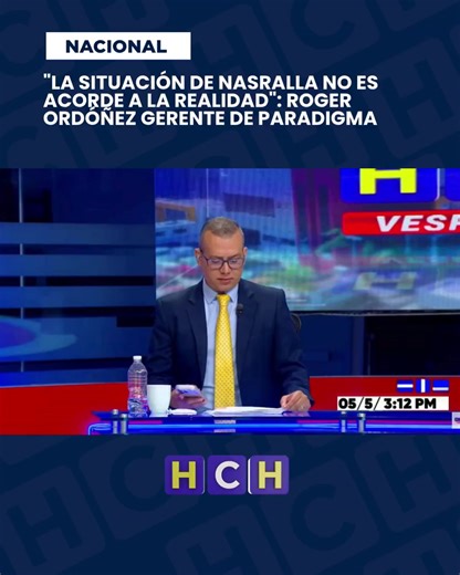 #HCHNoticias | El gerente general de la encuestadora Paradigma salió al paso a desmentir las opiniones de Salvador Nasralla, quien es segundo en liderazgo y popularidad en los estudios que ha hecho la firma.