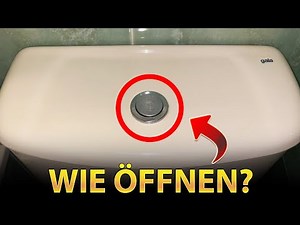 Wie den Aufputz Spülkasten DECKEL öffnen? (Gala)