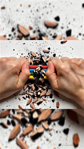 Crush Pencil Colour ASMR ✏️💥 | Satisfying Sounds #Shorts