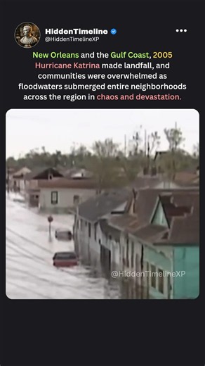 HURRICANE KATRINA Disaster Hits 2005