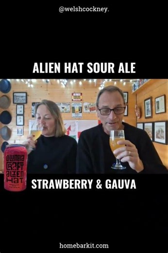 Alien Hat Strawberry & Guava Sour Ale Beer Review Columbia Craft Brewing Co