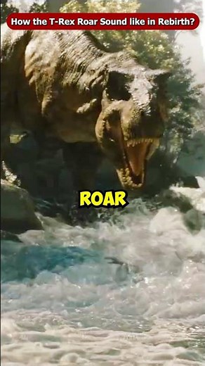 How Does the T-Rex Roar Sound Like in Jurassic World Rebirth? #Shorts #Viral