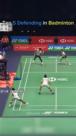 Top 5 Defending in Badminton