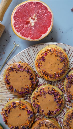 Winter Solstice is almost here, and it’s a time that cultures across the world celebrate the return of the sun after the darkest, longest night on December 20th. We celebrate with warming food, herbal brews, and offerings to the land and plants that have shared the harvest with us all year. These warming, golden-spiced sun cookies are made to celebrate the winter sun returning after the longest night. Enjoy them with your favorite warm drink! Golden Solstice Shortbread Cookies with Citrus Glaze