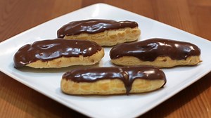How to make eclairs | Easy homemade chocolate eclair recipe