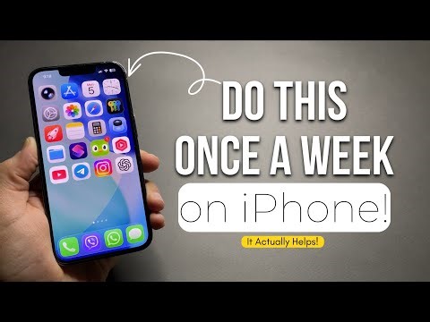 Every iPhone User Should Do This Once a Week!