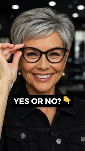 Why does this haircut make women look instantly better? #hairhack #shorthair #glowup #over40style