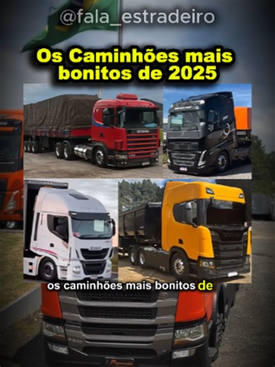 OS CAMINHÕES MAIS BONITOS MONTADOS NO BRASIL EM 2025 🇧🇷🔥 Se tem uma coisa que chama atenção na estrada não é só potência… é presença! 😎 No vídeo de hoje você vai conhecer os caminhões mais bonitos do Brasil, desde máquinas clássicas até modelos modernos que parecem verdadeiras obras de arte sobre rodas. Qual será o mais bonito na sua opinião? 👀 Já comenta aí embaixo! 👍 Deixa o like 📲 Se inscreve no canal Fala Estradeiro 🔔 Ativa o sininho pra não perder os próximos vídeos! Aqui é conteúdo